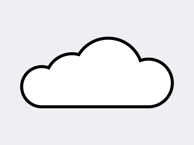 Cara membuat gambar awan di Illustrator